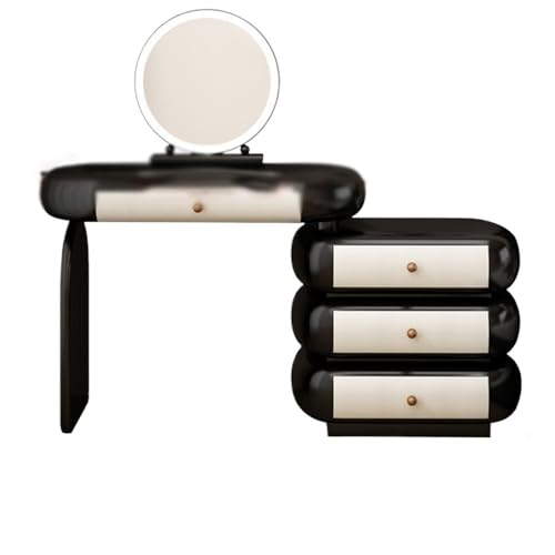 Moderno juego minimalista y mesita de noche, muebles elegantes que ahorran espacio para el hogar, oficina y dormitorio, diseño elegante, versátil y funcional, acabado de gama alta, esencial para la