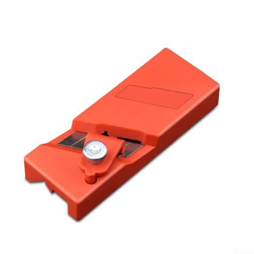 Plasterboard Cutter for Gypsum Board Trimming with 45 Degree Chamfering for Edge, Manual Woodworking Planer Tool for Quick for Edge Finishing, Orange ABS Hand Tool (1(B)