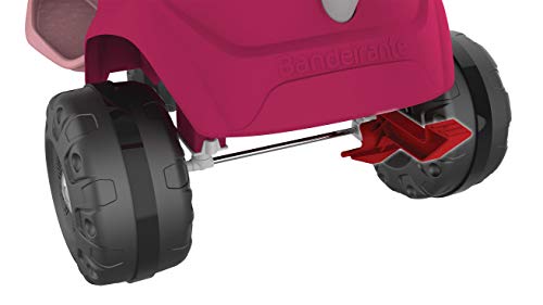 Triciclo Velobaby Reclinavel C/ Capota Passeio & Pedal (Pink), Bandeirante, Pink