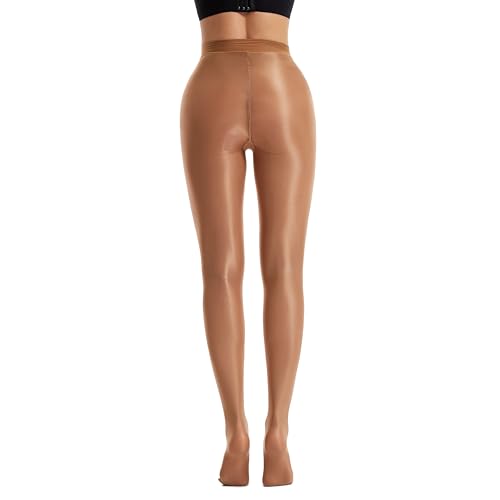 Frola Dance Tights For Women 70D Shimmery Pantyhose Stockings Nude Shaping Tights For Ballet Footed Tights thumb #5