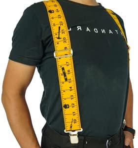 MELOTOUGH Men's Suspenders Fully Elastic 2 inch Wide X back Heavy Duty Work Suspenders - Image 3