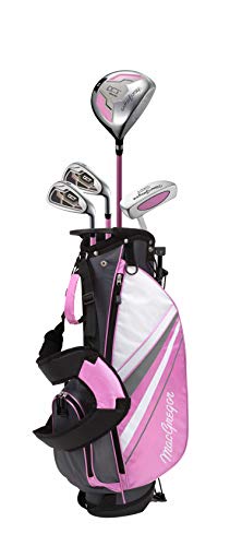 MacGregor DCT3000 Junior Juegos completos de Palos de Golf, Girls, Rosa/Blanco, 6-8 años