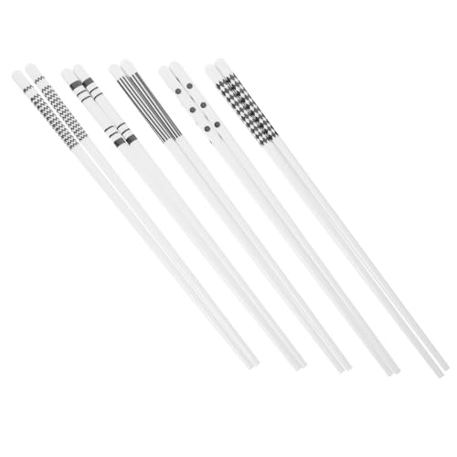 Palillos de cerámica higiénicos y duraderos para comida delicada 2