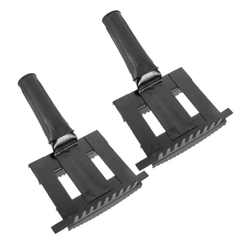 BCOATH Horse Grooming Rake 2pcs Horse Hair Cleaning Comb Lightweight Ergonomic Handle Easy to Use Pet Grooming Tool