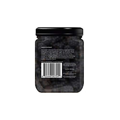 FRUIT & ME BLACKBERRY, FRUIT COMPOTE AND TOPPING, 6 16 OZ JARS, NON-GMO, GLUTEN-FREE, ALL NATURAL