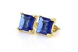 Splendidi Orecchini Zaffiro di Anemone Jewelry - Gioielli Classici Sposa, Gioielli Moda, Anniversario, Regalo di Compleanno per Donne - Gioielli Artigianali con Pietre Nascenti di Settembre per Lei
