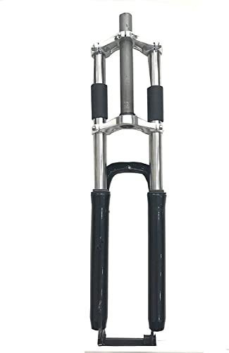 DONSP1986 Bicycle Black Fork, 26" Triple Tree Suspension Fork - Gas Motorized Bicycle Fork (Black) - Thumbnail 2