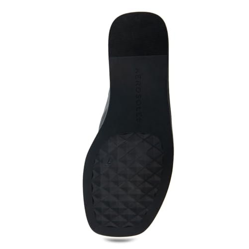 Sandales Aerosoles Brady en cuir noir offrant un confort de marche optimal - 4