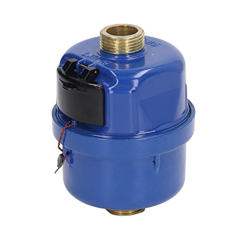 Débitmètre d'eau avec corps en laiton robuste 1/2 pouce - 5