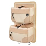 Living in a Bubble Wall Storage Organizer for Travel Trailer, Campervan, RV, and Motorhome - Durable Interior Wall-Mount Adhesive Storage Solution & Space Saver - Canyon (Beige)