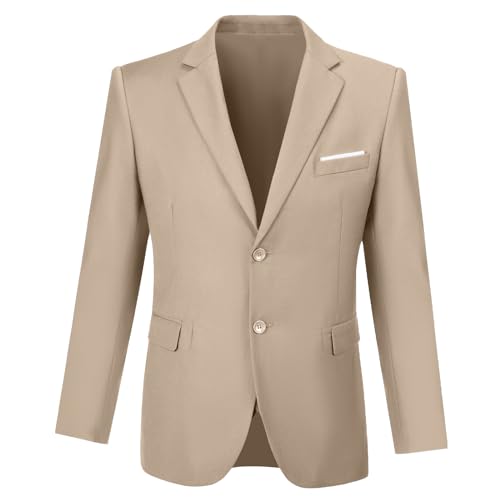 Men's 2 Piece Suit Blazer Pants with Tie Champagne Suit for Men Tuxedo S - image 5