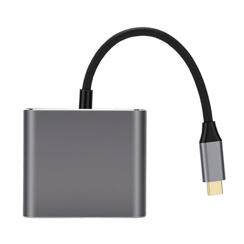 Adaptador de monitor dual Tipo C con salida de video HDMI y DisplayPort 8K