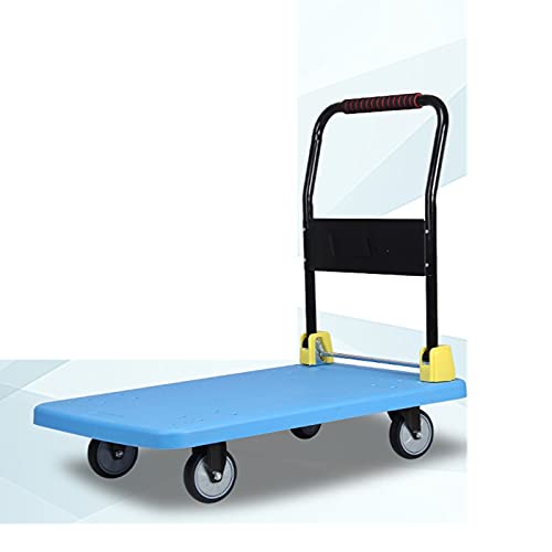 Carrito de empuje manual plegable para evitar esfuerzos al mover carga 3