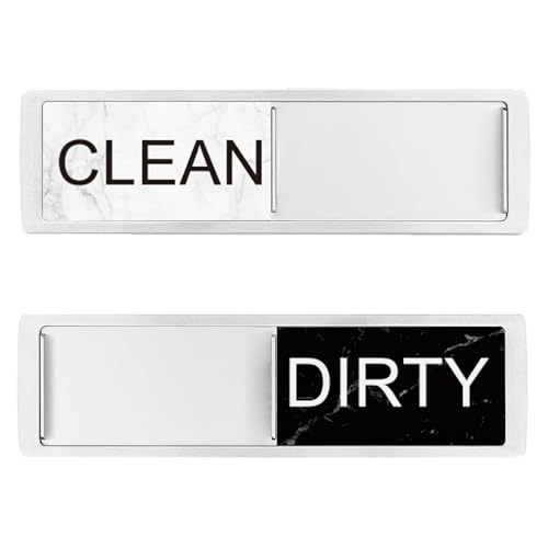 Placa deslizante limpia/sucia, accesorio de cocina universal con imán fuerte, protección contra arañazos y cinta adhesiva doble para cualquier lavavajillas, utensilio de cocina ideal