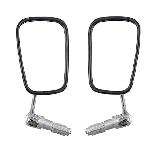 Rétroviseur de moto chrome pour élargir le champ de vision 22mm