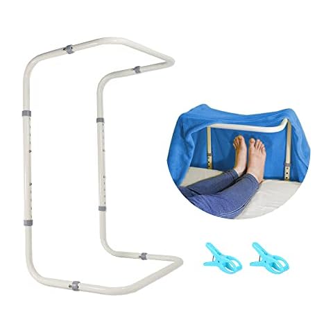 Zelen Blanket Lifter Foot Tent for Bed Sheet Lifter Blanket Riser Lift Bar for Feet Adjustable Blanket Support Holder Bed Cradle Bed Rail Accessories Hospital Leg Knee Post Surgery Recovery Cover