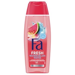 Fa – Fresh – Gel Douche Corps – Doux pour la peau – Watermelon Waves – Parfum rafraichissant longue durée – Parfum pastèque, Ylang-ylang et grenade – Bouteille de 250 ml