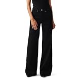 Levi's Women's 318 Shaping Wide-Leg Jeans (Also Available in Plus), (New) Soft Black, 25