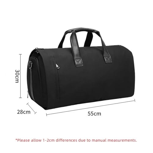 Convertible Garment Bags For Travel Large Capacity Duffel Bag With Shoe Pouch Weekend Business Trip Luggage Carry On Tote(Light Gray)4