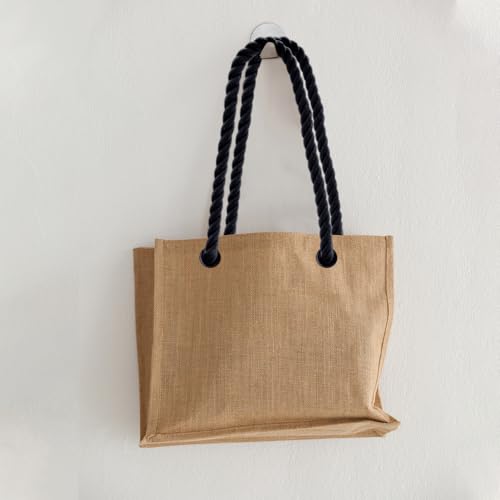Runyu 2 PCS Seilgriff Taschenhenkel, 65 cm Henkel für Taschen, Baumwolle Taschengriffe für Handtaschen, Umhängetaschen (Schwarz)