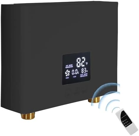 Constant Hot Water Heater: Which One Will Change Your Daily Routine? 7 Electric Tankless Water Heater 3000W 110V Constant Temperature Instant Hot Water Heater with Remote Control Digital Display On Demand BLACK(with plug)