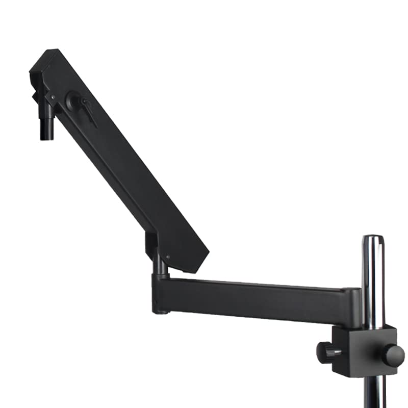 Articular el Soporte de Abrazadera del Pilar del Brazo A3 7 6 mm Brazo de la Cabeza for microscopio estéreo Binocular trinocular (Color : No 32MM Column)