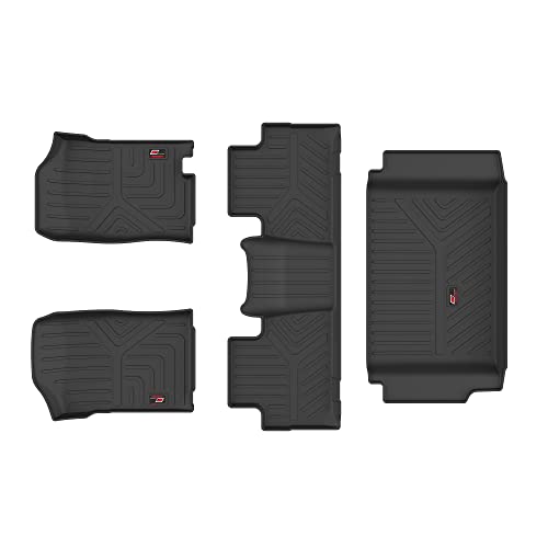 Image of GFX Car Floor Mats (After-Market) Premium Life Long Foot Mats Compatible with Bolero Neo 2021 Onwards and TUV-300 (2014-2017), Black