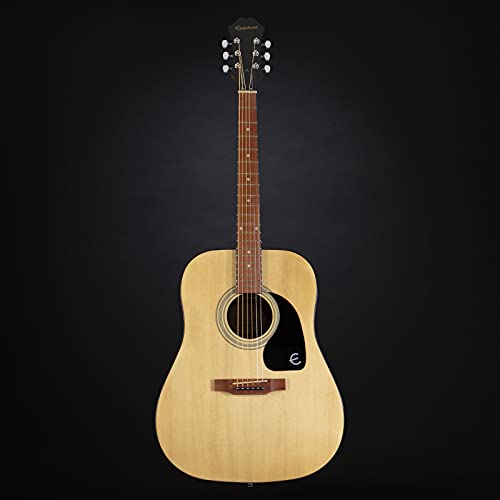 Image of Epiphone DR-100 6 Strings Right Handed Rose Wood Acoustic Guitar Natural