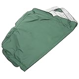 ifundom Copertura per Dondolo da Giardino Posti Protettore Resistente Pioggia e Raggi UV con Fascia Elastica per Fissaggio Sicuro Adatta per Altalene Amache e Sedili Esterni Colore Verde immagine