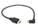 Produktbild System-S 90° Grad gewinkelt Winkel Mini HDMI to Standard HDMI Kabel 50 cm
