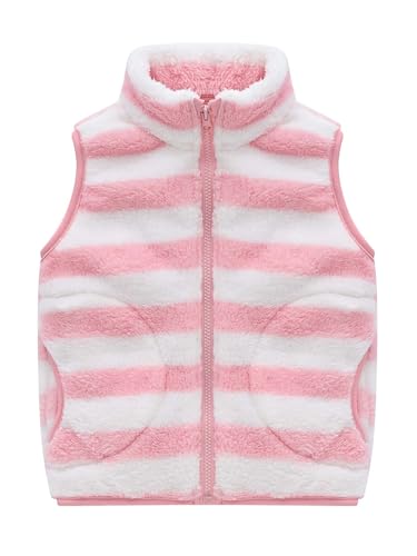 iiniim Girls Boys Fleece Vest Winter Warm Jacket Kids Lightweight Jacket with Pockets Waistcoat
