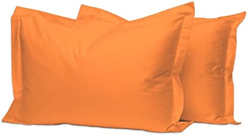 100% Cotton White Standard Pillow Cases 2 Pack , 400 Thread Count Long Staple Combed Cotton Oxford Pillow Cover, Sateen Weave Oxford Pillow Case 50 x 75cm (Cooling PillowCases) - Pizuna