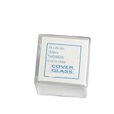 100 Stück transparente Objektträger Deckgläser Deckgläser Deckglas 18 x 18 20 x 20 22 x 22 24 x 24 mm Dicke 0,13–0,17 mm for Mikroskop(18x18mm)