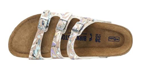 Image of Birkenstock Florida Fresh Birko Flor Floral Fades Crystal Rose Sandals