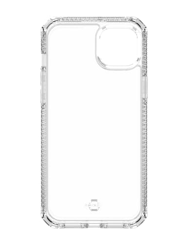 Coque anti-choc iPhone 15 Plus Itskins Spectrum R transparente qui ne jaunit pas