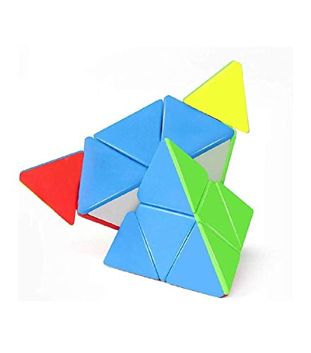 Pyramid Cube 3 * 3 Super Speed Triangle Puzzle Cube (Sticker Less),14+ years