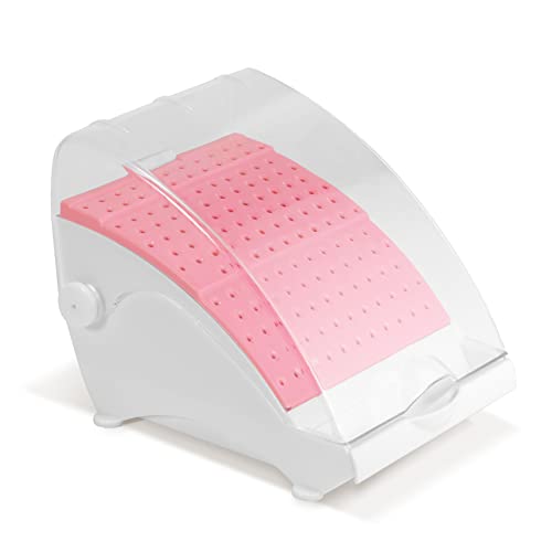 142 Holes Dental Bur Holder Box Burs Block Station Organizer Case, Annhua Bur Blocks For Bur, Plisher, File - Durable And Sturdy - Pink #TOP7
