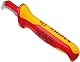 KNIPEX Abmantelungsmesser mit Gleitschuh isoliert mit Mehrkomponenten-Hüllen, VDE-geprüft 180 mm, 98 55