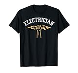 Electricista Reparación de relámpagos Trabajador Ingeniero eléctrico Camiseta