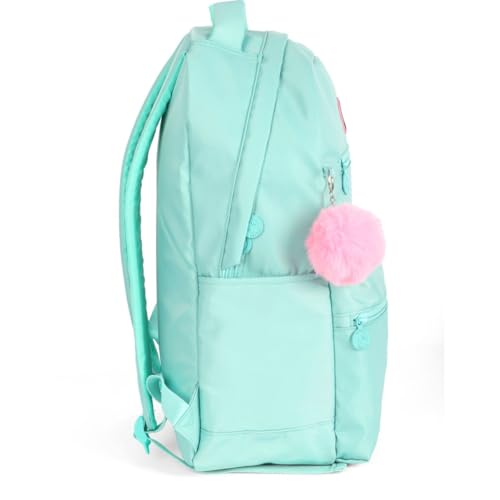 Mochila, Barbie, Grande, Turquesa, Luxcel