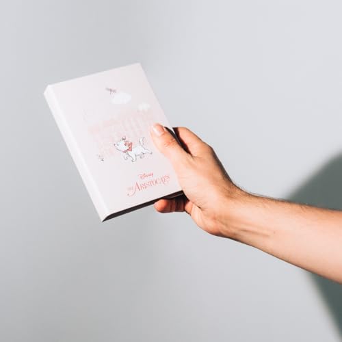 Grupo Erik Notizblock Block Buch Disney Aristocats Marie Notizzettel Block für To Do Liste Einkaufszettel oder Einkaufsliste - Offizieller Disney Fanartikel Altrosa