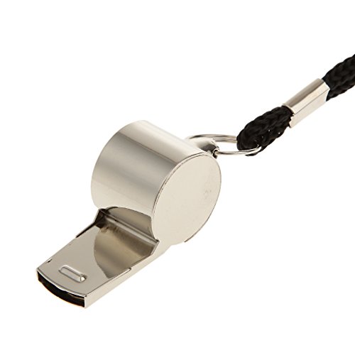 Tongina Apito De Árbitro De Metal Com Cordão No Pescoço Para Treinar A Ferramenta De Sobrevivência D