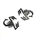 WWFAN Badge d'alliage d'aluminium 3D en Aluminium Scorpion Emblem Décalque Chrome Carbory Stickers Porte Fender Couleur Décor arrière for Fiat Abarth Audi (Color Name : 2pcs)