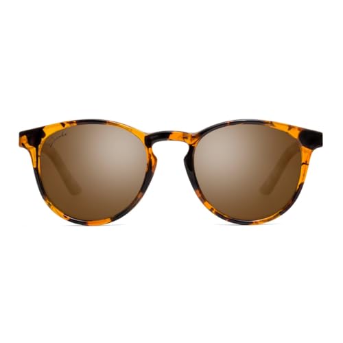 SIROKO Gafas moda redondas lifestyle Tarifa Marrón
