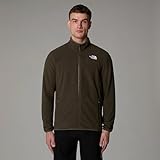 The North Face NF0A855X21L M 100 Glacier Full Zip - EU Sweatshirt Hombre New Taupe Green Tamaño XS