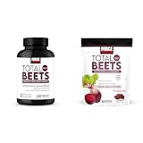 Force Factor Blood Pressure & Total Beets Chews Nitric Oxide Cardiovascular Support Grapeseed Antioxidants 120 Count & 60 Chews