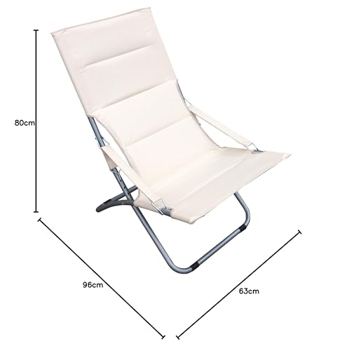 Linea Garden Friend S1548024 Sdraio Mare, Ecrù, 63X80X96 Cm - 2