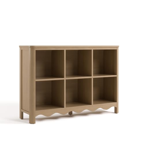 Image of Storkcraft Casablanca 6 Cube Organizer Bookcase, Driftwood