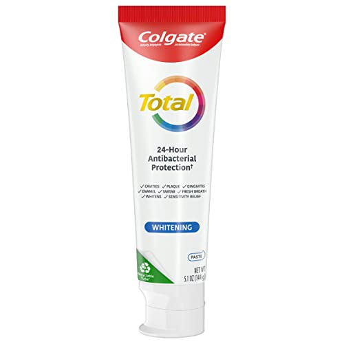 Colgate Total Whitening Toothpaste, Mint Toothpaste, 5.1 Oz Tube #TOP2