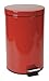 3.5 gal. Round Red Trash Can
